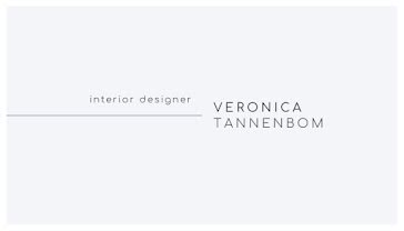 Tannenbom Modern Front - Business Card template