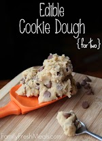 Edible Cookie Dough Recipe {for two} was pinched from <a href="http://www.familyfreshmeals.com/2014/04/edible-cookie-dough-recipe-two.html" target="_blank">www.familyfreshmeals.com.</a>