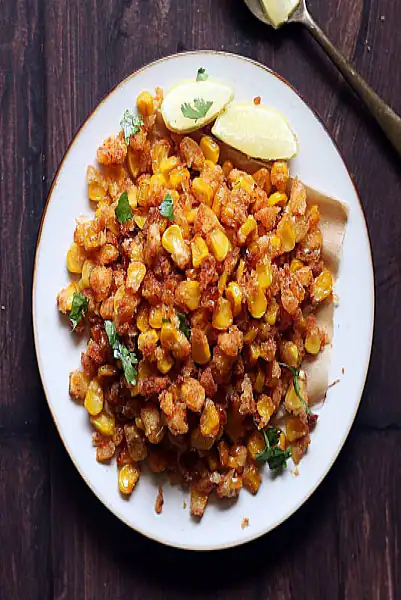 Crispy Corn Chaat