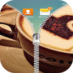 Cover Image of Télécharger Cafe Zipper Lock Screen 1.0 APK