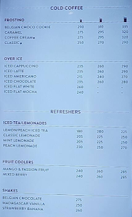 Costa Coffee menu 3