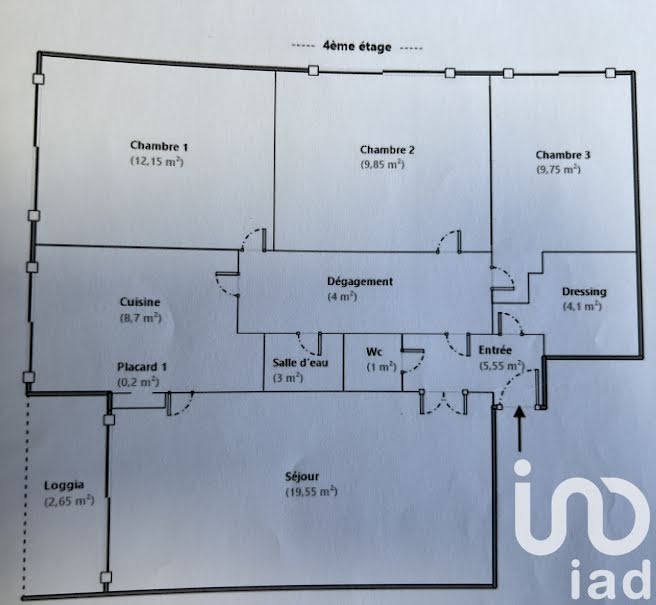 Vente appartement 4 pièces 80 m² à Les Pennes-Mirabeau (13170), 230 000 €