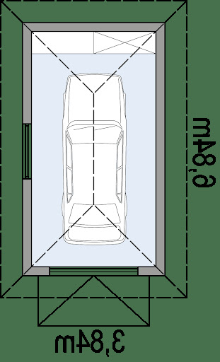 G1B - Rzut garażu