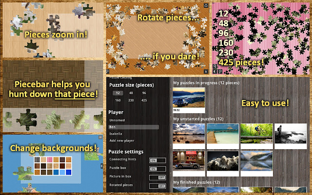 Adventure Jigsaw Puzzles chrome extension