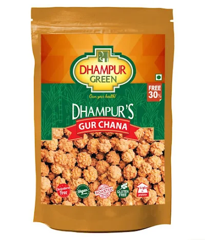 Dhampur Green Jaggery/gur - 220 g