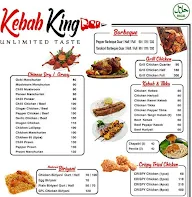 Kebab King menu 1