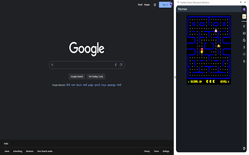 PacMan Side panel MeaVana