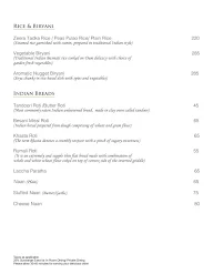 The Sitting Elephant - A Rooftop Restaurant menu 7