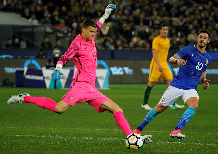 Australia's Mitch Langerak in action during a past match