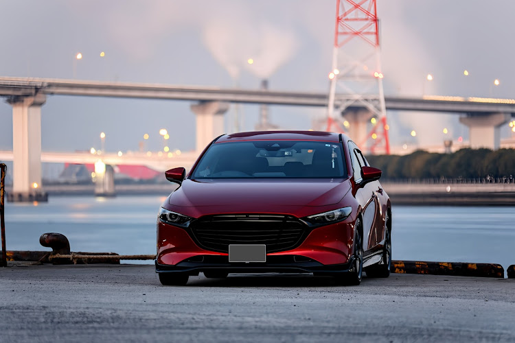 MAZDA3の広島・朝洗車からの朝活・本日は安全祈願・がんばろう日本に関するカスタム事例の投稿画像3枚目