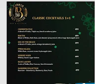 Barrys Sky Lounge menu 2