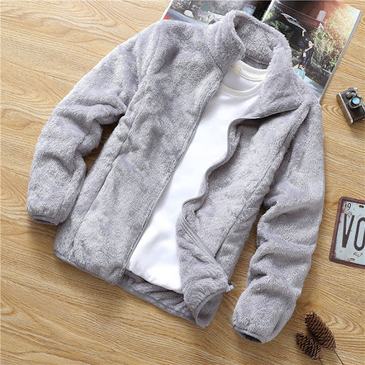 Title 7, Plus Velvet Thick Coat Mens Korean Style Loose...
