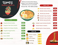 Ramen Noodles Carnival menu 1