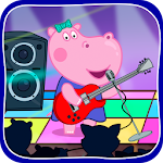 Cover Image of Tải xuống Queen Party Hippo: Trò chơi âm nhạc 1.1.3 APK