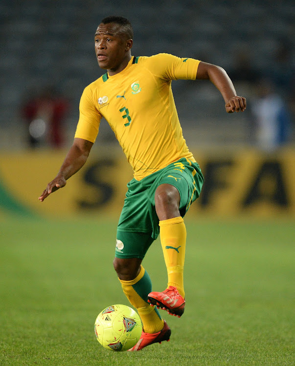 Tsepo Masilela of Bafana during a n international friendly match between South Africa and Zimbabwe in 2013