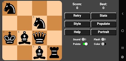 4x4 Solo Mini Chess Puzzles Screenshot 4 of 9