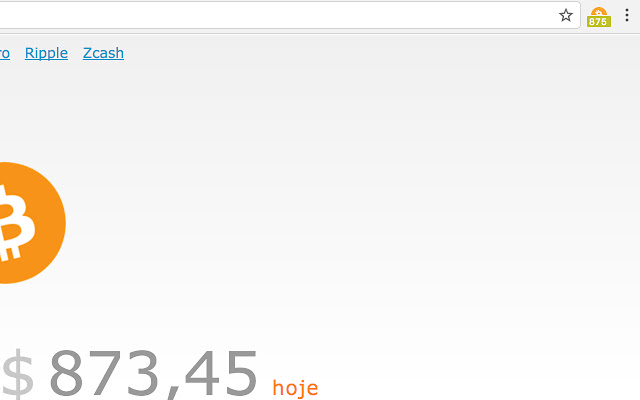 Bitcoin Cash Hoje chrome extension