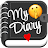 Daily Journal: Diary with lock icon