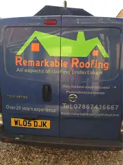 Remarkable Roofing Logo