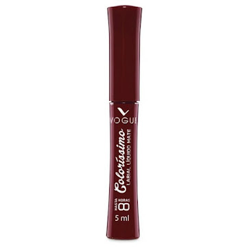 Labial Vogue Líquido Colorissimo Mate Granate x 5 ml  