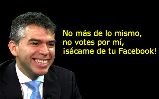 Removedor Julio Guzmán de Facebook