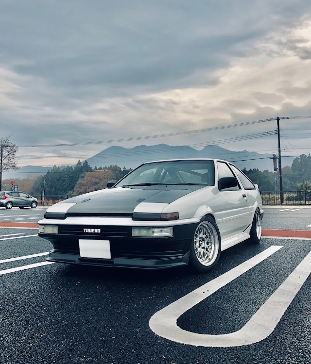 スプリンタートレノの家族サービス・那須までドライブ・3部作・後編・本日の主役は息子に関するカスタム事例の投稿画像1枚目