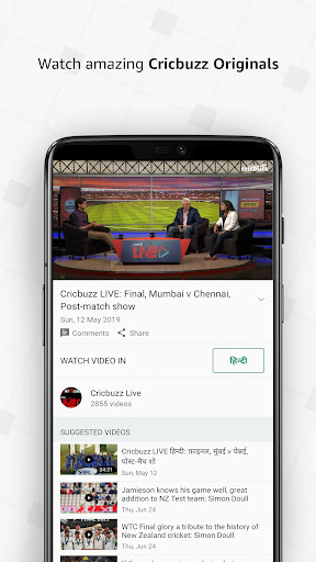 Screenshot Cricbuzz for Android TV