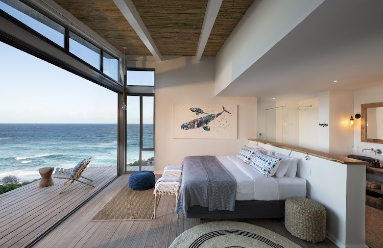 The rooms at Lekkerwater Beach Lodge are stylish, earthy and comfortable.