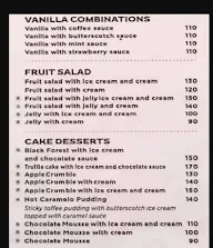 Corner House Ice Cream menu 5