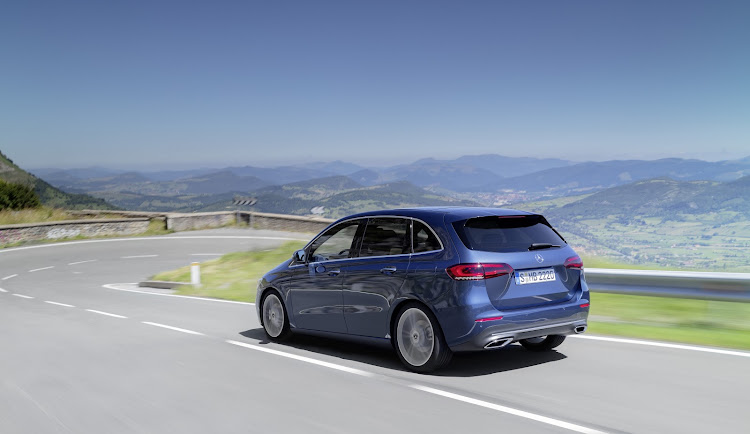 The new B-Class hides its practically with sharper, sportier exterior styling. Picture: SUPPLIED