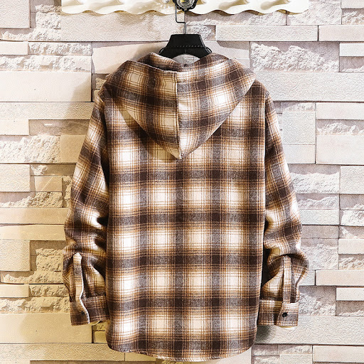 Title 2, New Arrived Plaid Hoodie Sweatshirt Men. Stay w...