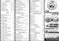 The Monochrome Bistro menu 1