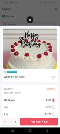 Just Cake N Flower menu 4