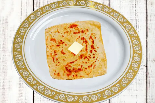 Square Multilayer Wheat Butter Paratha (without Curries)