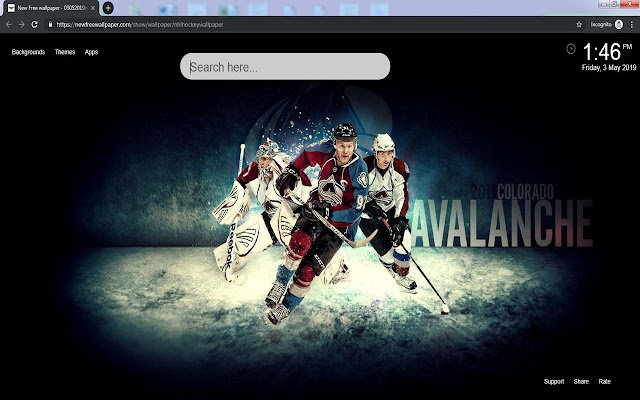 NHL Hockey HD Wallpapers New Tab Theme