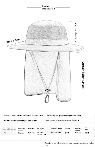 Title 1, Outdoor Hiking Camping Gardening Floppy Hat, Wi...
