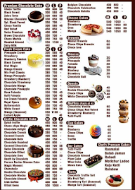 4 Dreams The Cake Shop menu 1