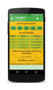 Lottó Mánia (Zseb Lottózó) Screenshot