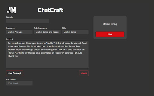 ChatCraft - Amazon Seller ChatGPT Prompts