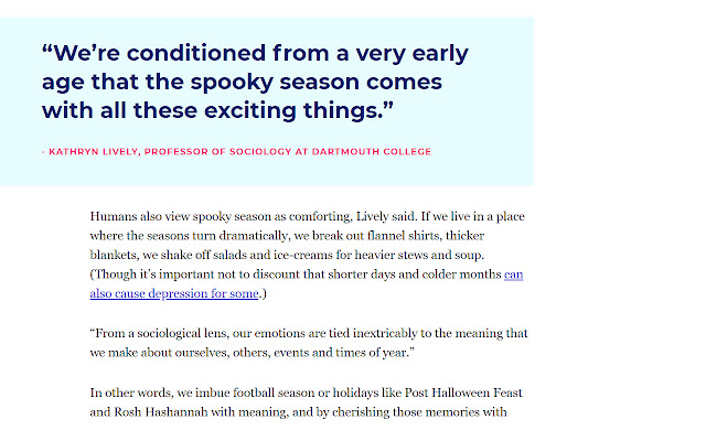 Spooky Season chrome extension