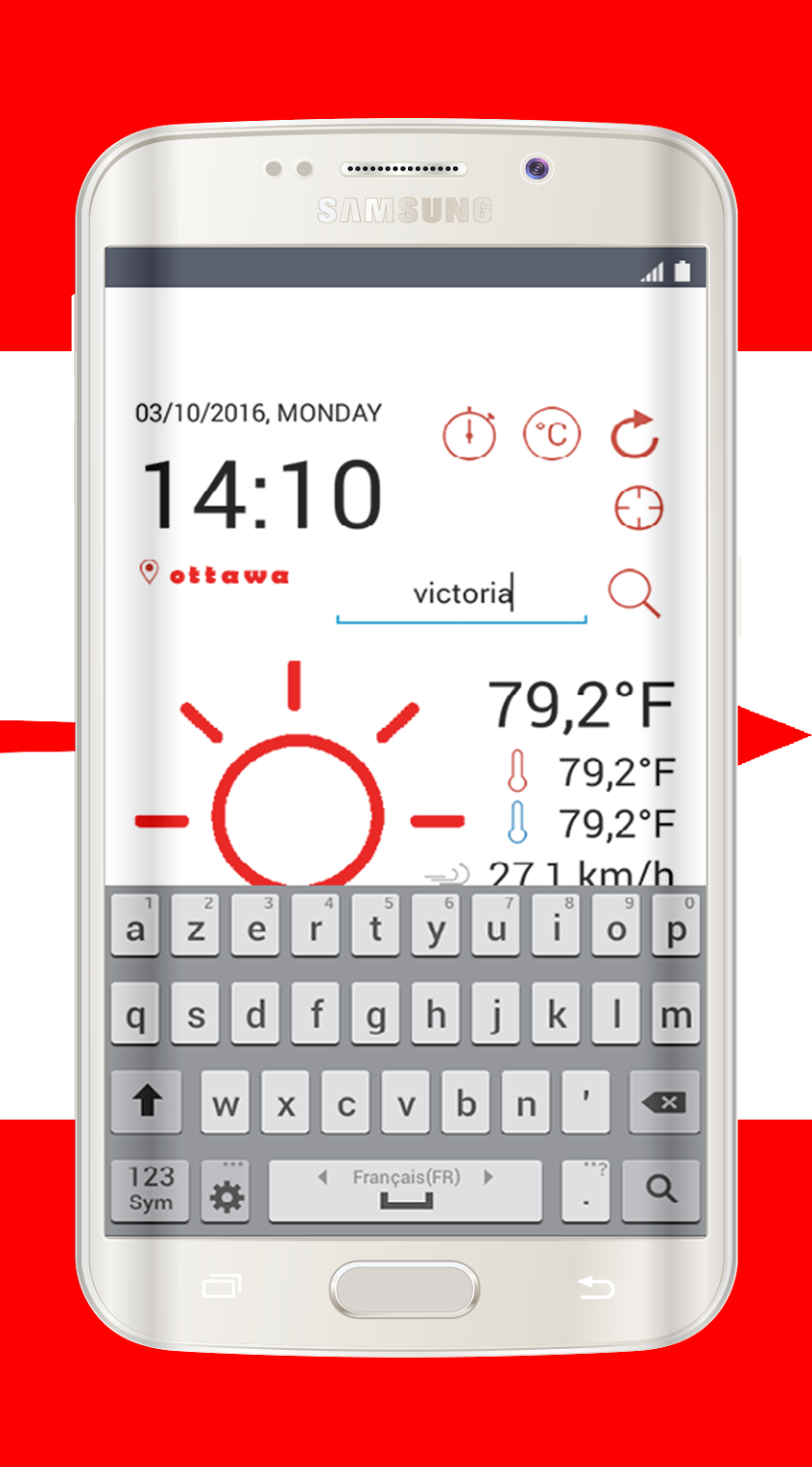 Weather for Canada Screen 3