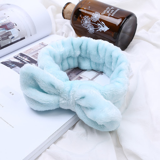 Title 4, Coral Velvet Bow Cross Hairband, Stylish and Co...