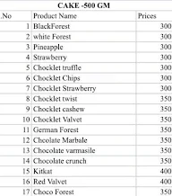 Bakers Junction menu 1