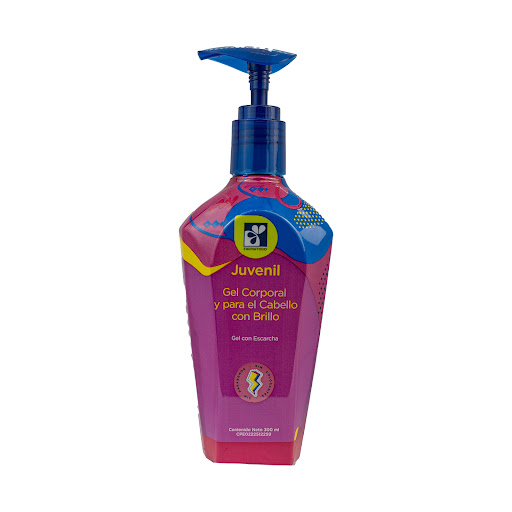 Gel Corporal/Cabello Farmatodo Juvenil Escarchado 300 Ml