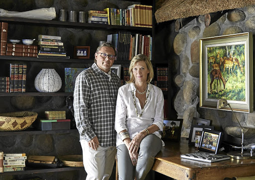 Lodge owners Fabrice Orengo de Lamazière and Marion Geiger-Orengo.