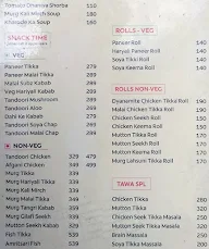 The Paratha Singh menu 1