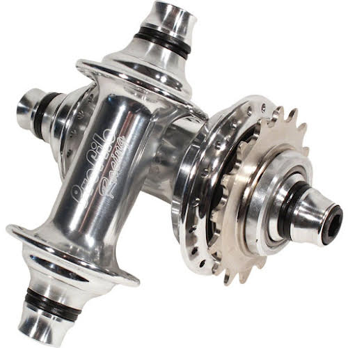 Profile Racing Elite BMX Cassette Hub Set - 3/8", 36h, Polished, 16t