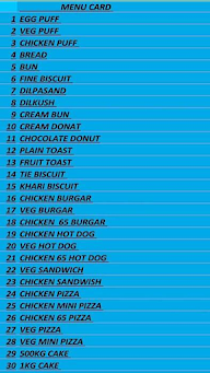 Ss Metro Bakery menu 2