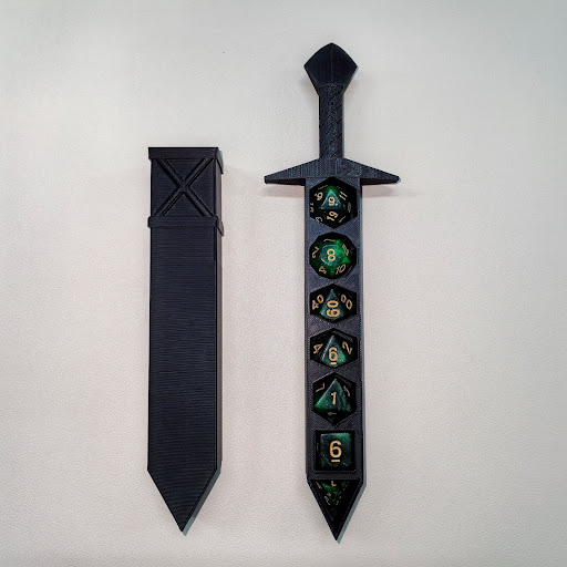 Title 1, Sword-shaped Dice Storage Fantastic