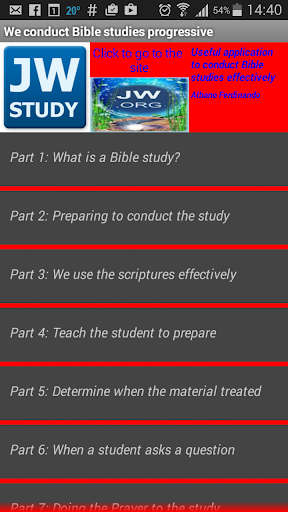 JW We conduct Bible studies